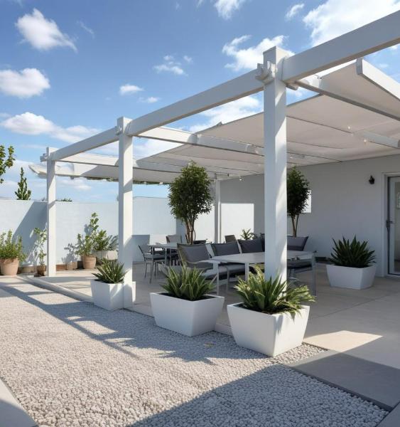 toile pergola